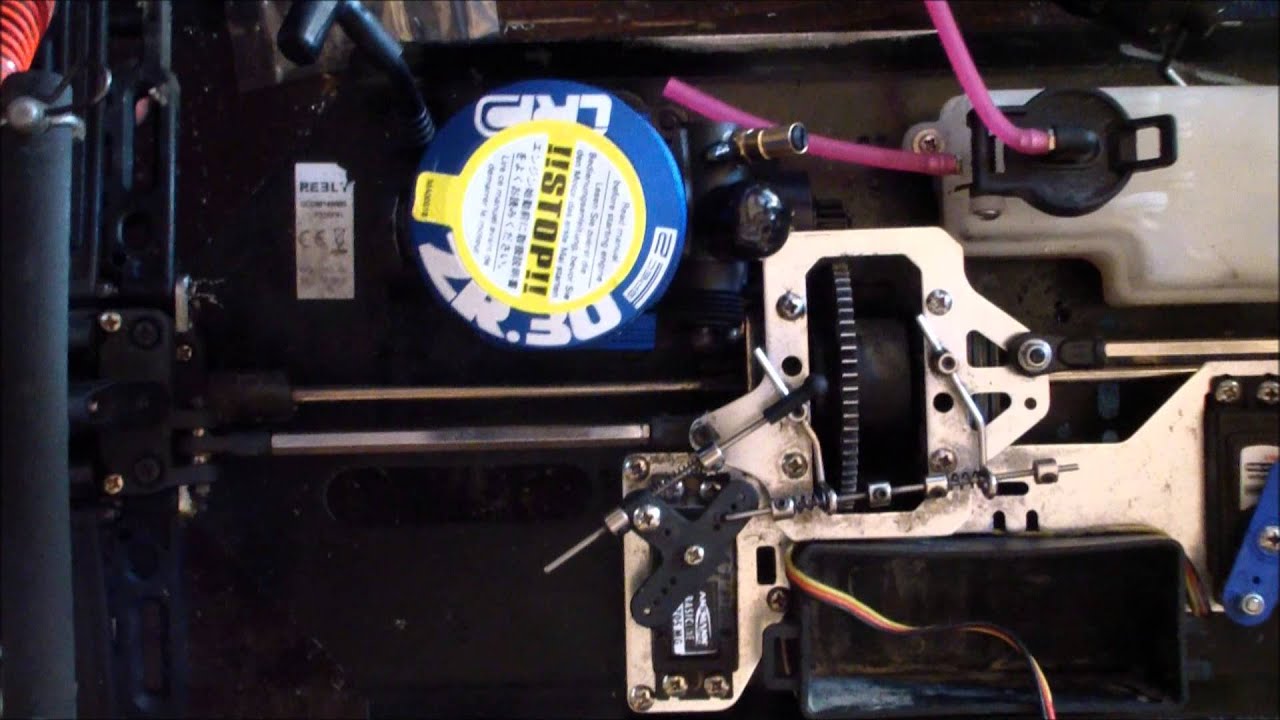 LRP Nitro Motor ZR.30 Spec.2 einbau in Reely Maximus