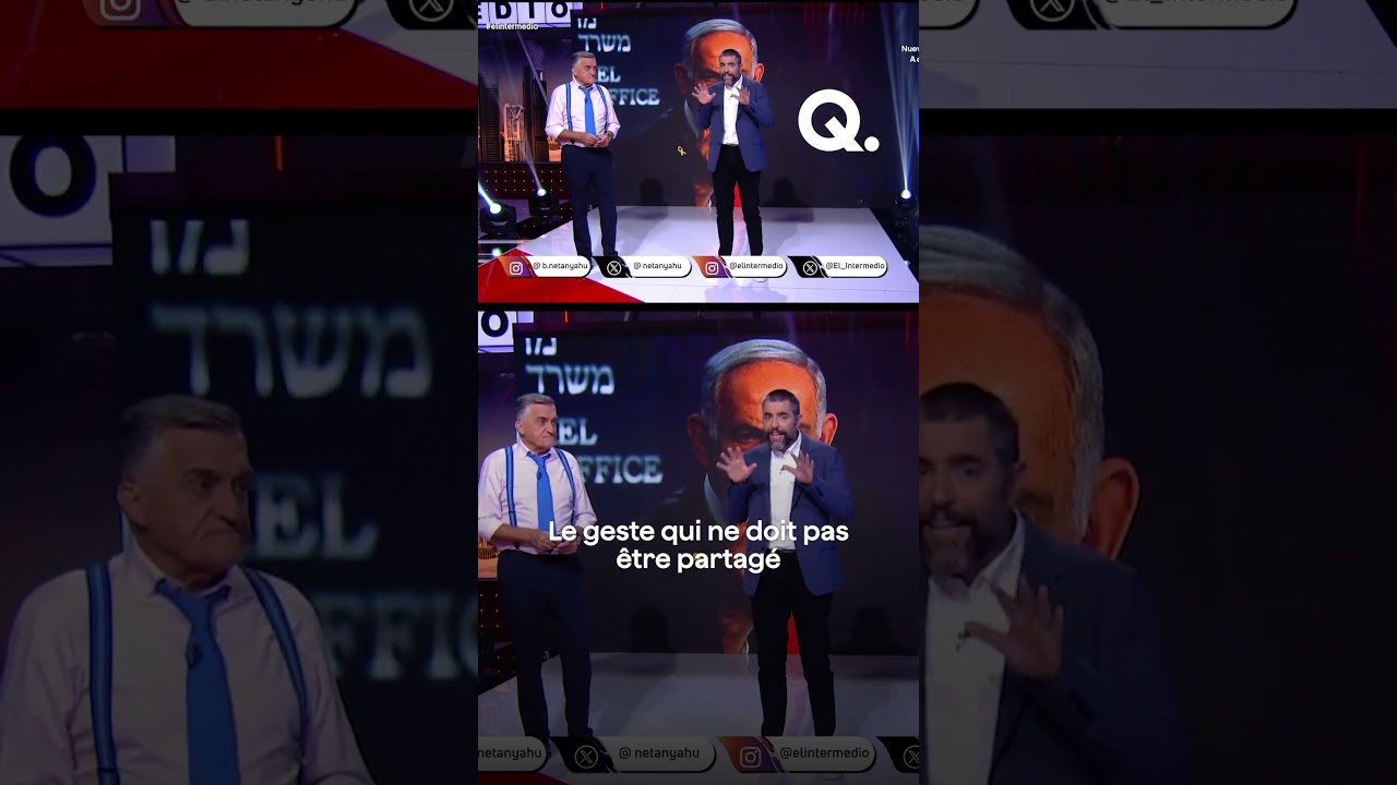 Des doigts d'honneur &agrave; Netanyahou en live &agrave; la TV espagnole