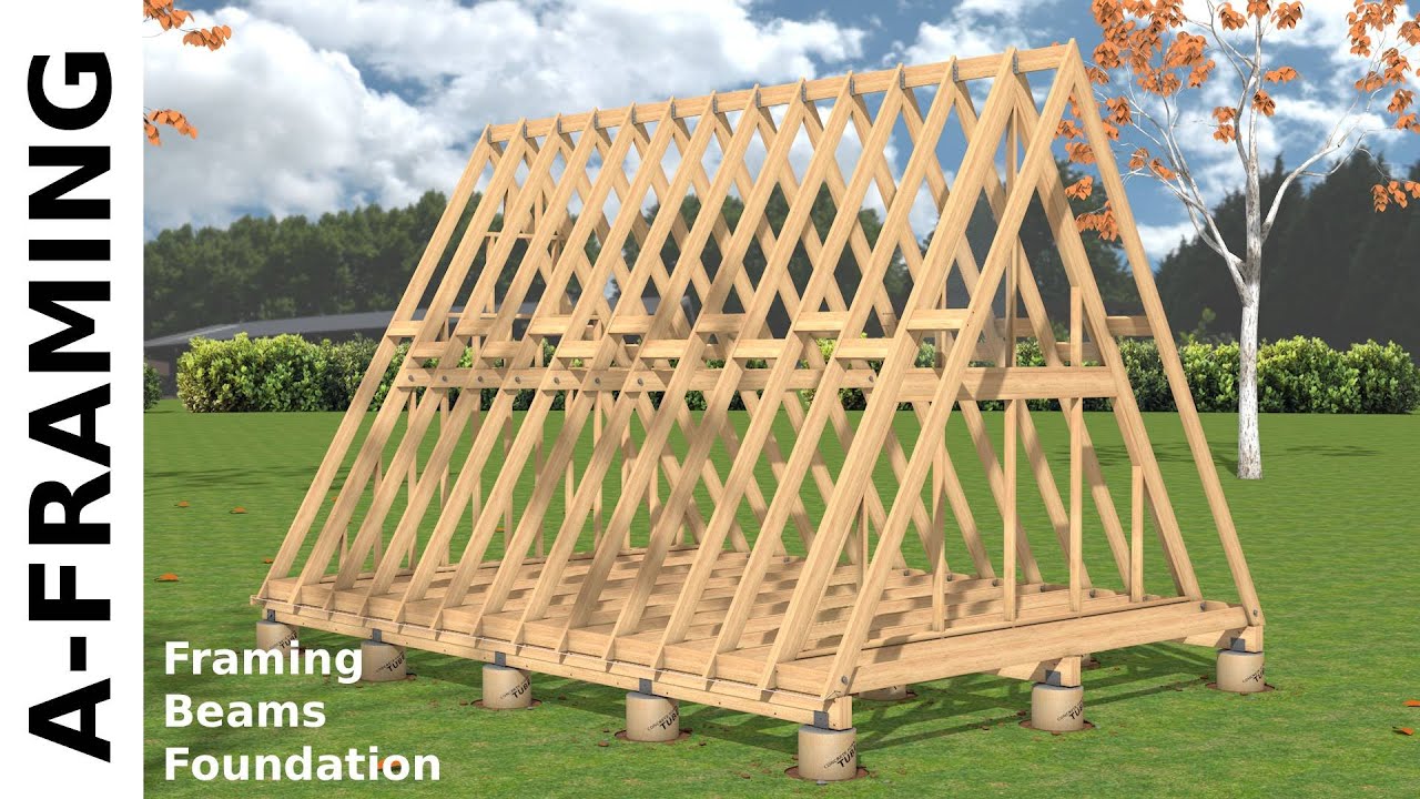 How to PROPERLY Frame an A-FRAME Cabin