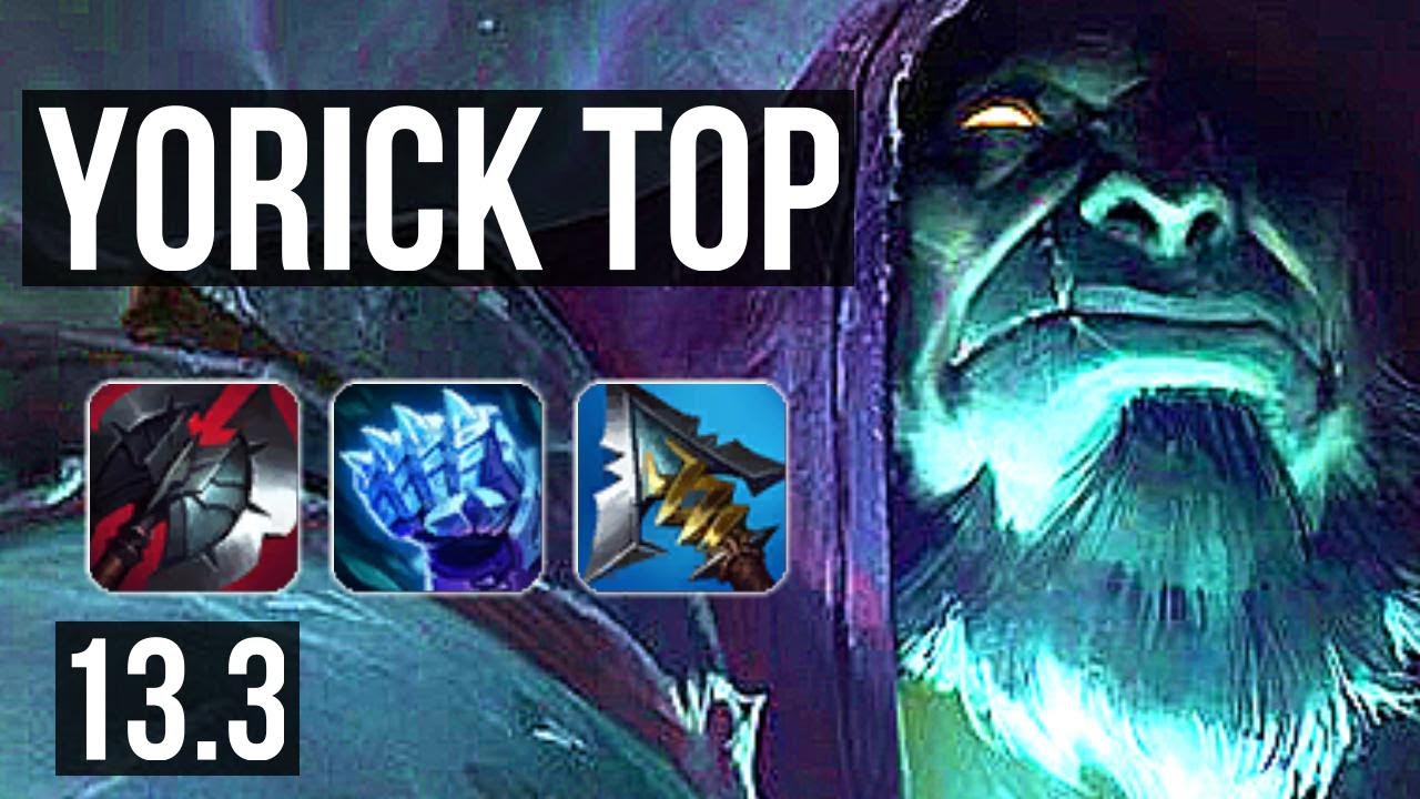 YORICK vs YONE (TOP) | 4/1/5, 1.1M mastery, 400+ games | EUW Master | 13.3
