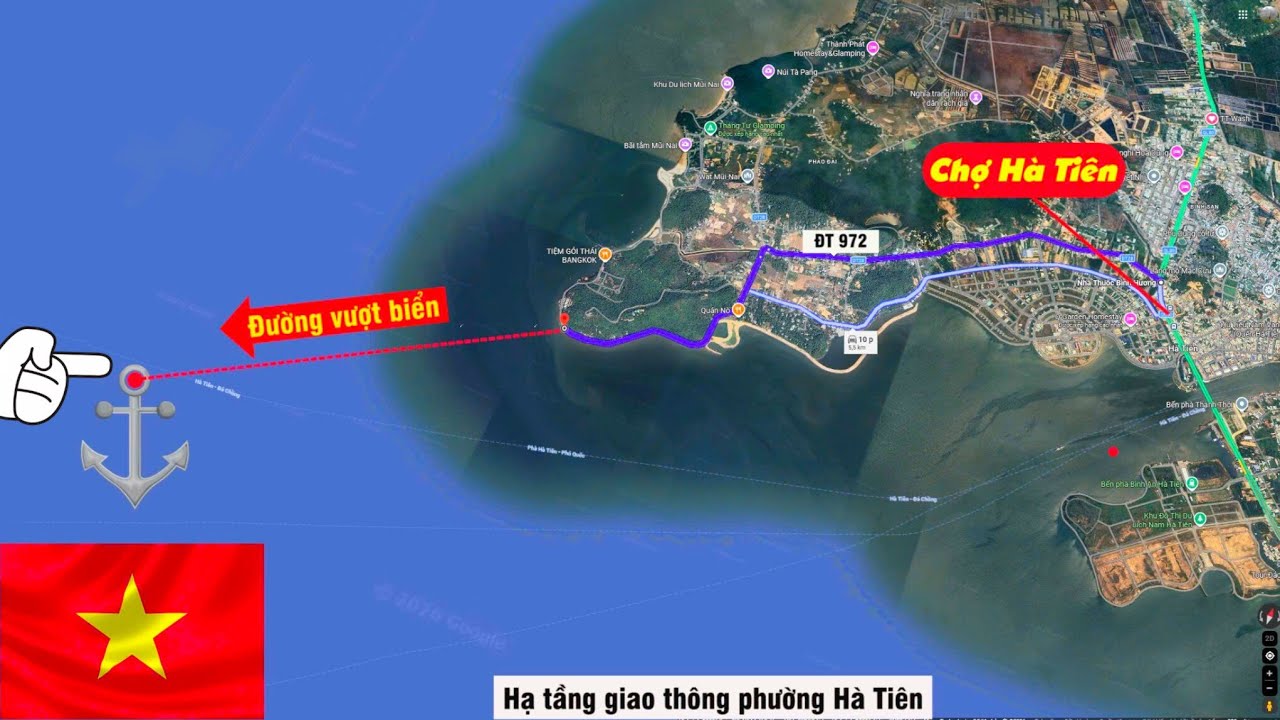Tỉnh An Giang hoàn thiện mở đường 6 làn xe hướng ra cảng tổng Hà Tiên, bãi tắm Mũi Nai