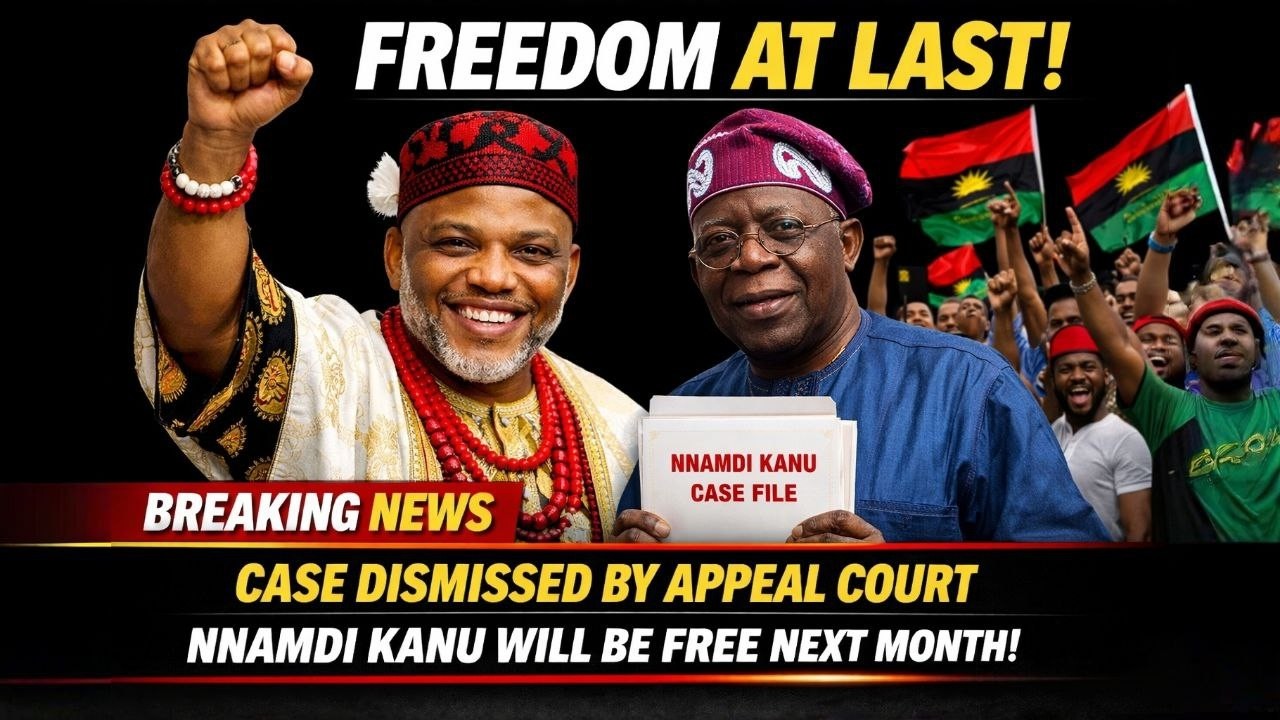 JUBILATION HITS IGBOLAND As Appeal Court QUASHED Nnamdi kanu Case, Reveals Date To Free Biafran Lead
