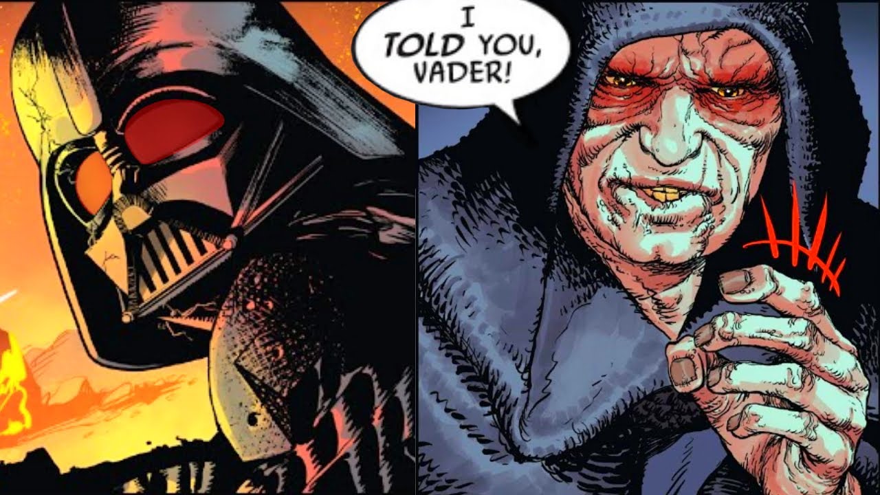 PALPATINE CONFESSES EVERYTHING TO VADER(CANON) - Star Wars Comics Explained