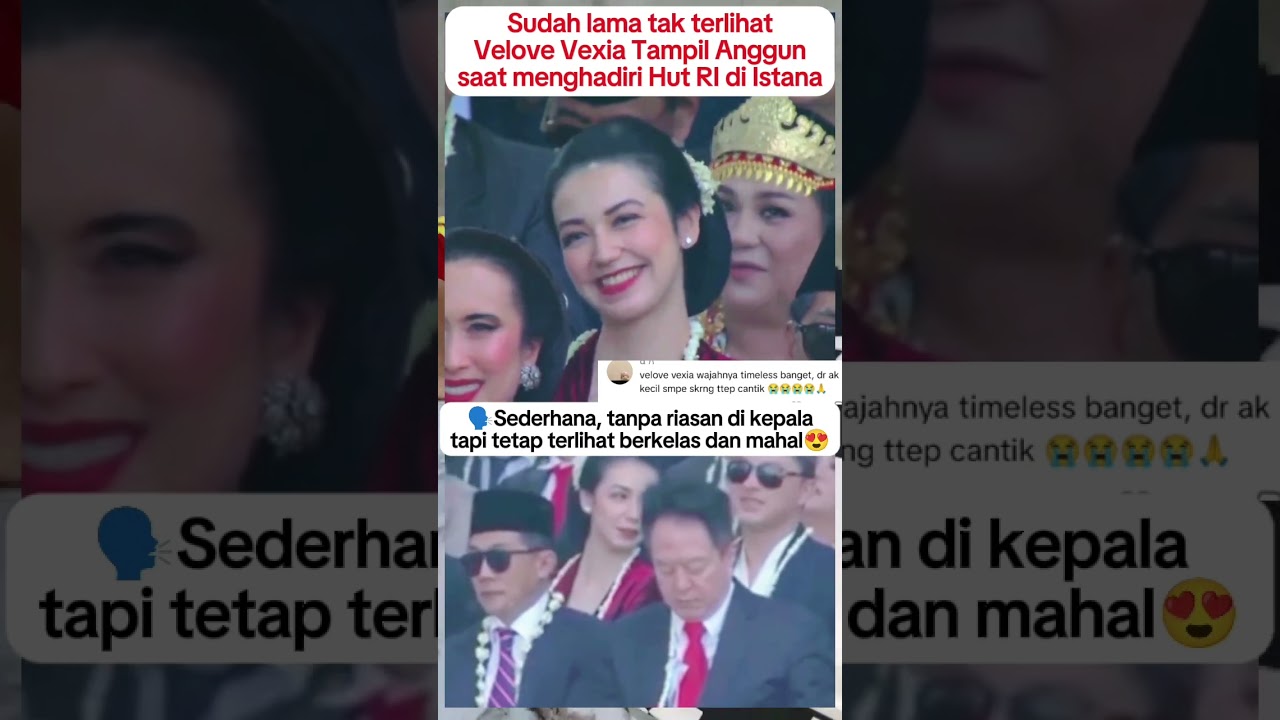 Velove vexia tampil anggun & sederhana #shorts #velovevexia #viral #artist #selebriti #17agustus