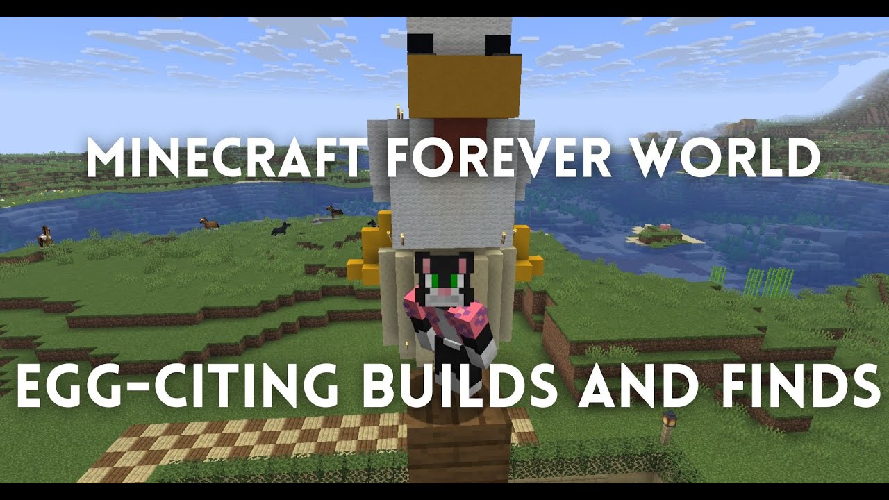 Minecraft Forever World - Egg-citing Build and Finds (2)