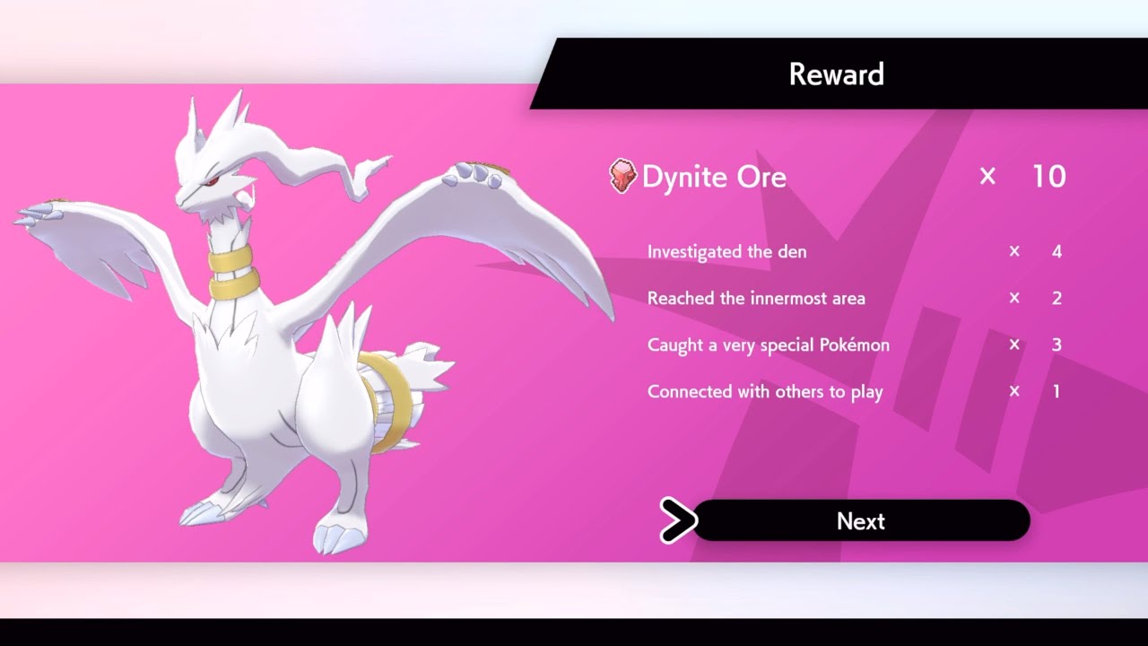 [Pokemon Sw/Sh] Shiny Reshiram (+3 other Shinies)