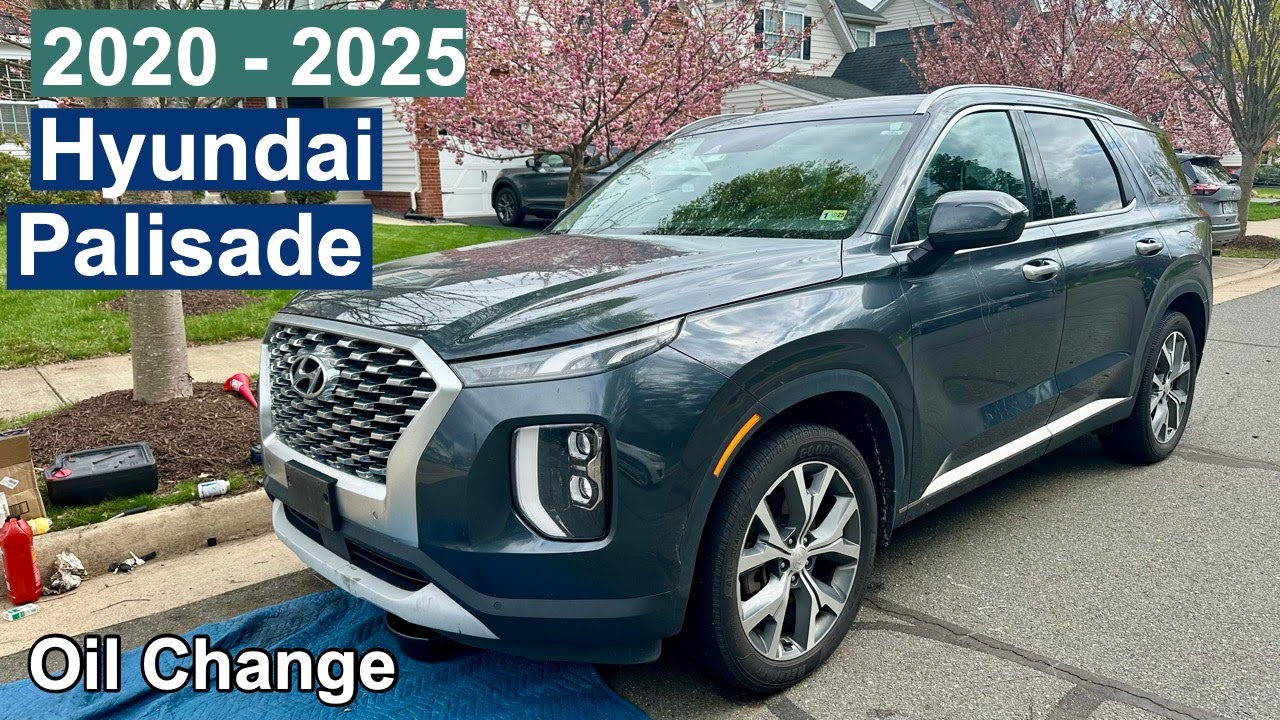 DIY 2020 2021 2022 2023 2024 2025 Hyundai Palisade Oil Change