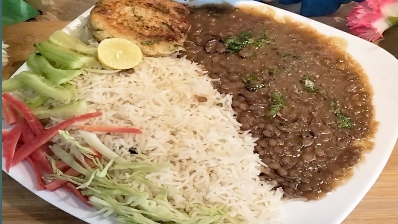 Masar chawal recipe II masoor Dal recipe II cook with husband II 