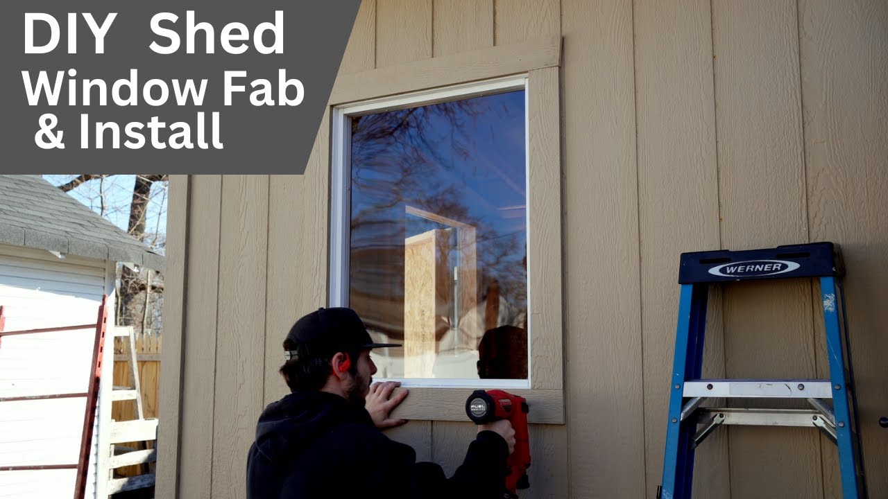 Shed Window Fabrication and Install