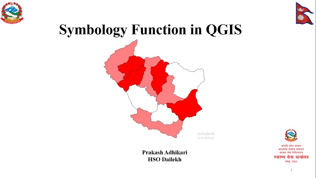 8. Symbology function in QGIS