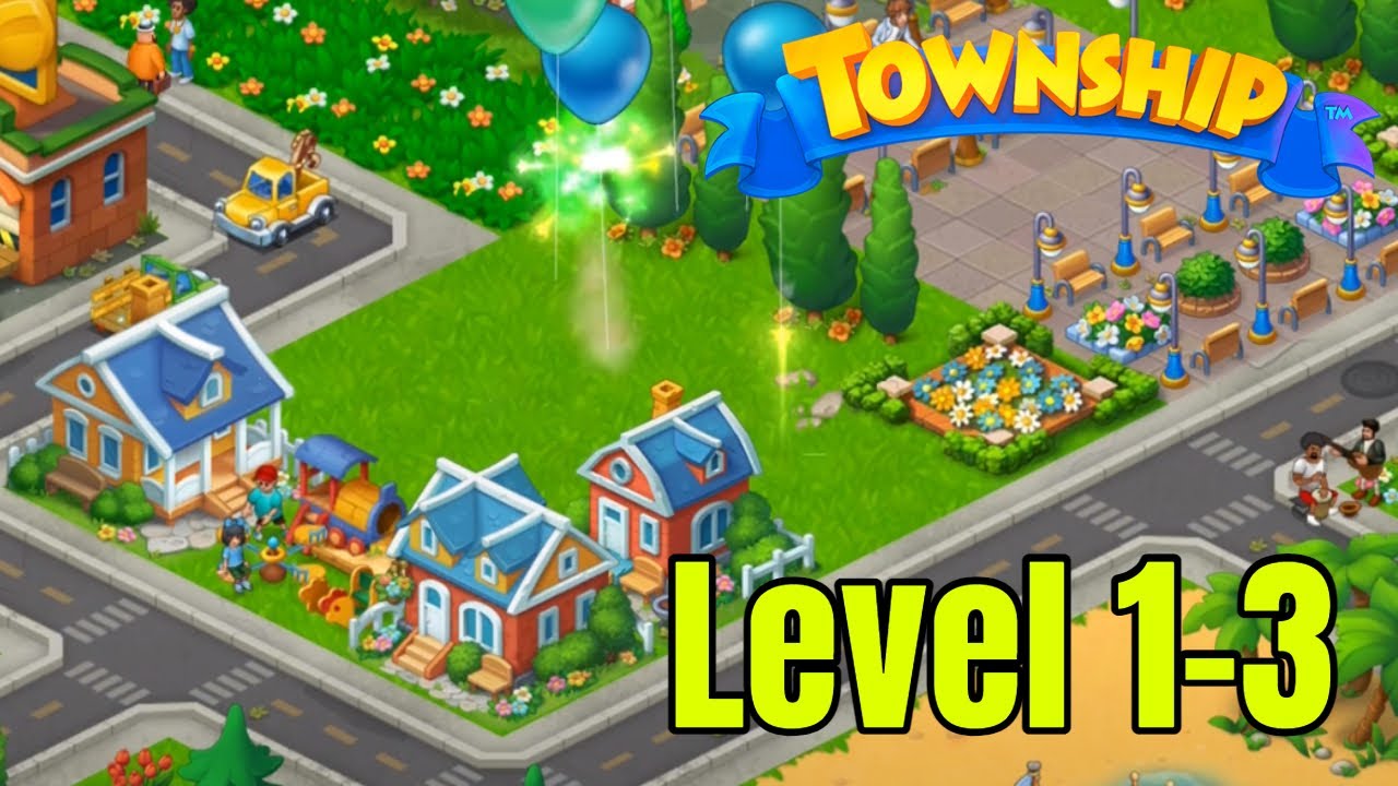 Township Game | Andriod/iOS Gameplay Walkthrough 2022  | Level 1-3