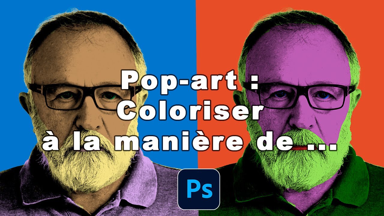 Tuto Ps : Le pop-art à la manière d'Andy Warhol