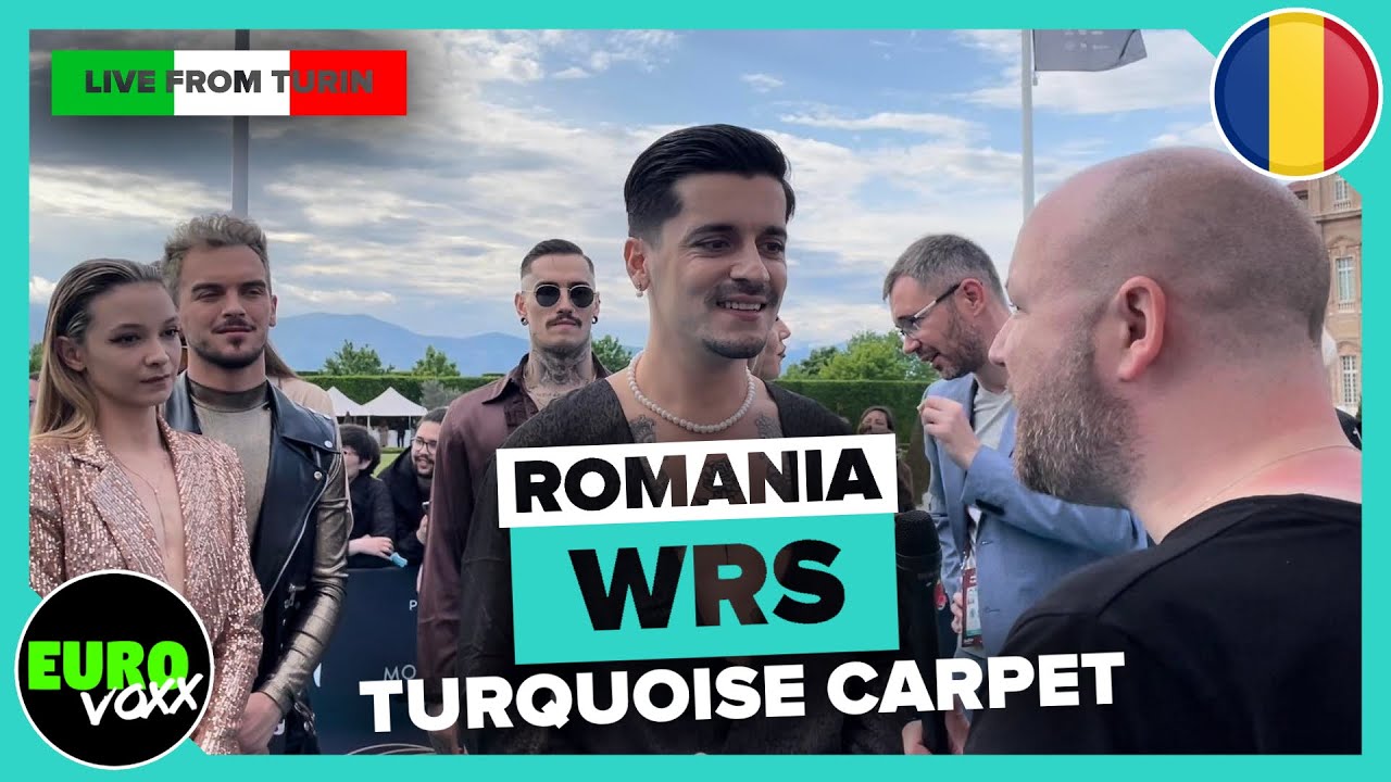 ROMANIA EUROVISION 2022: WRS - Llámame' (TURQUOISE CARPET INTERVIEW)