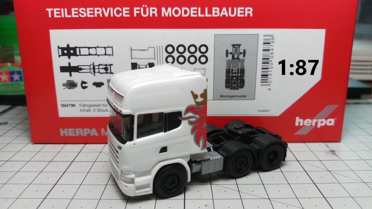 EP185 แนวทางการเปลี่ยนแชสซีรถหัวลากScania R13 herpa 1:87