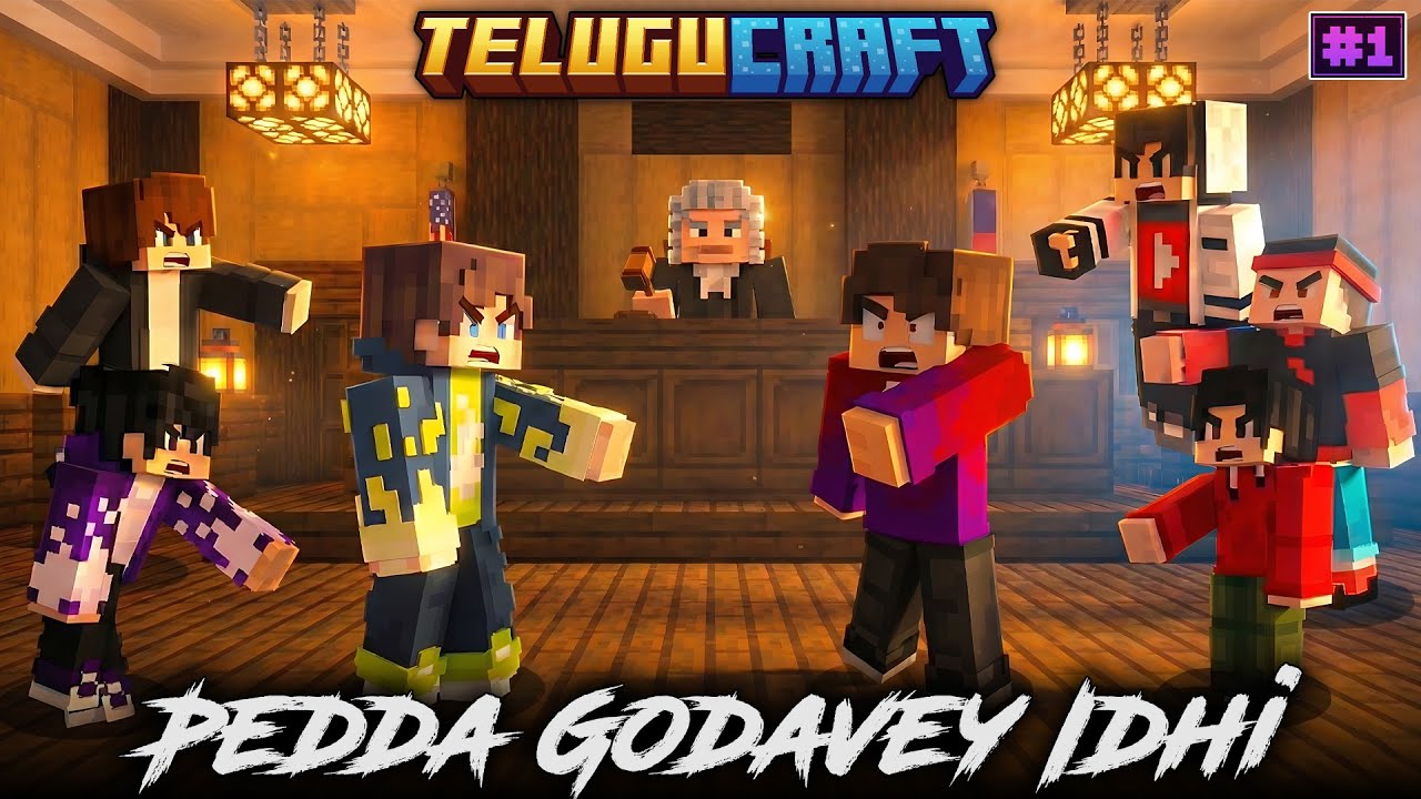 💥I Joined Telugucraft SMP as a Lawyer! | Telugucraft SMP | Candyftw