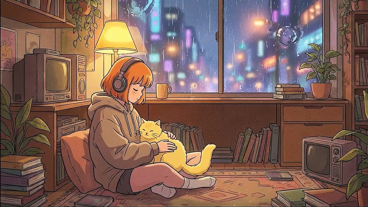 RELAX with the BEST LOFI Music and Cute CAT Moments in 4 Hours