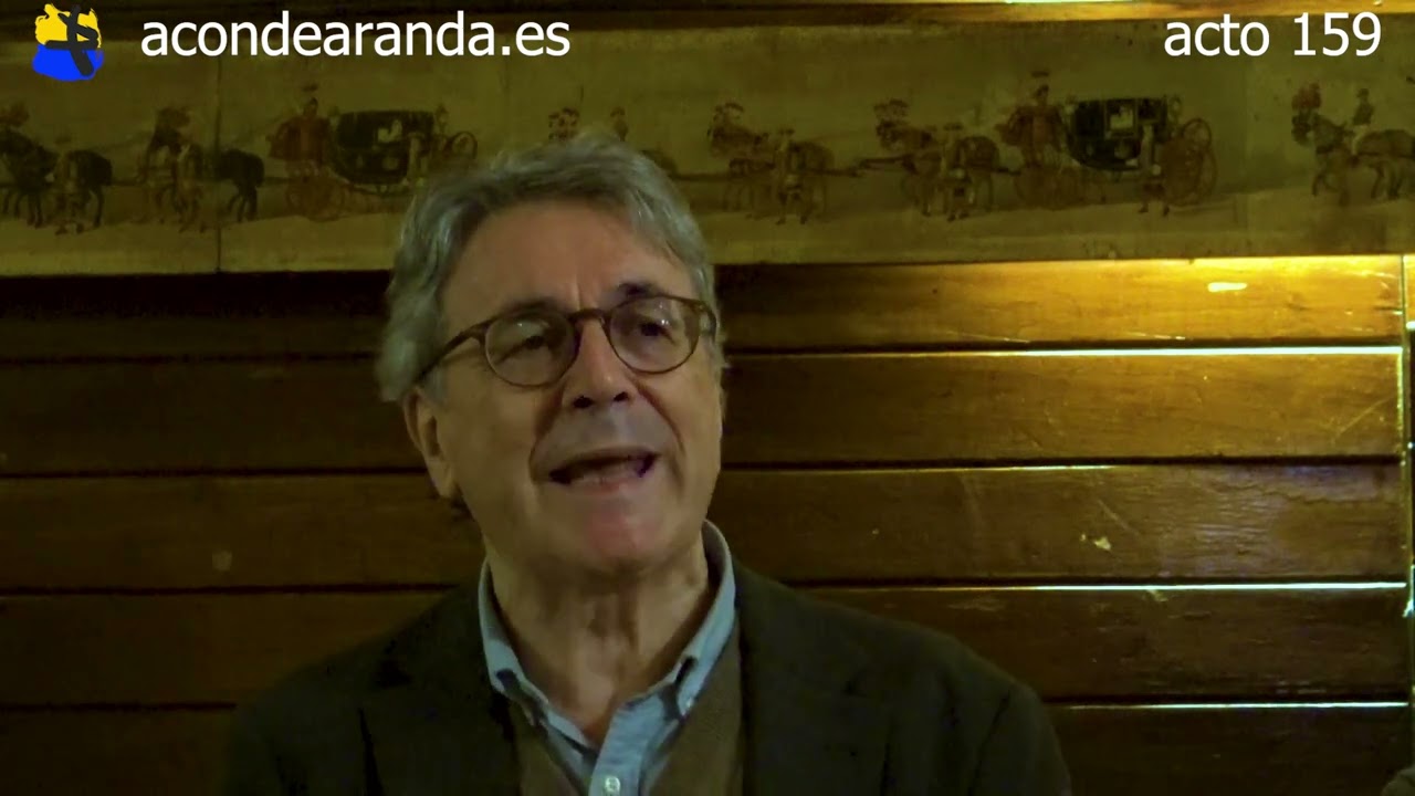 Acto 159 Andrés Trapiello en el Café Gijón. La cuesta de Moyano. 2 de 3 Asociación. Conde de Aranda