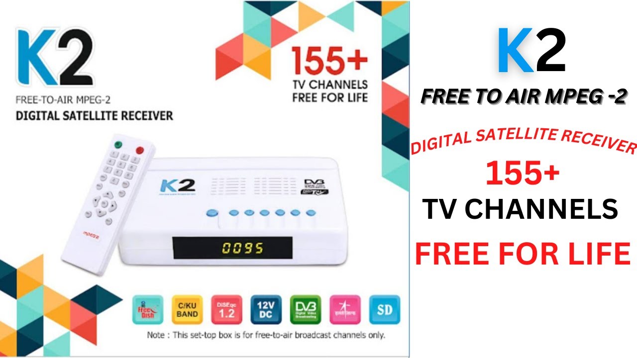 K2 MPEG2 DTH|FREE TO AIR DTH| 1 saal ki gaurantee wala DTH |mpeg 2 set top box |FREE CHANNEL dth