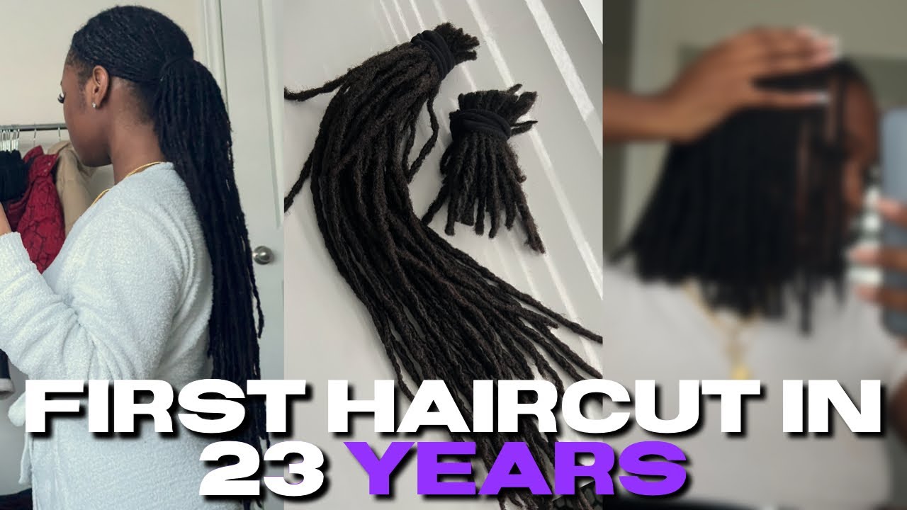 Cutting My BUTT LENGTH Locs Into a BOB! | First Haircut EVER