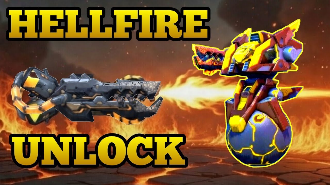 Hellfire 10 Unlock & Review After Buff 🔥 Gameplay Test on Orion, Redeemer & Nomad | Mech Arena