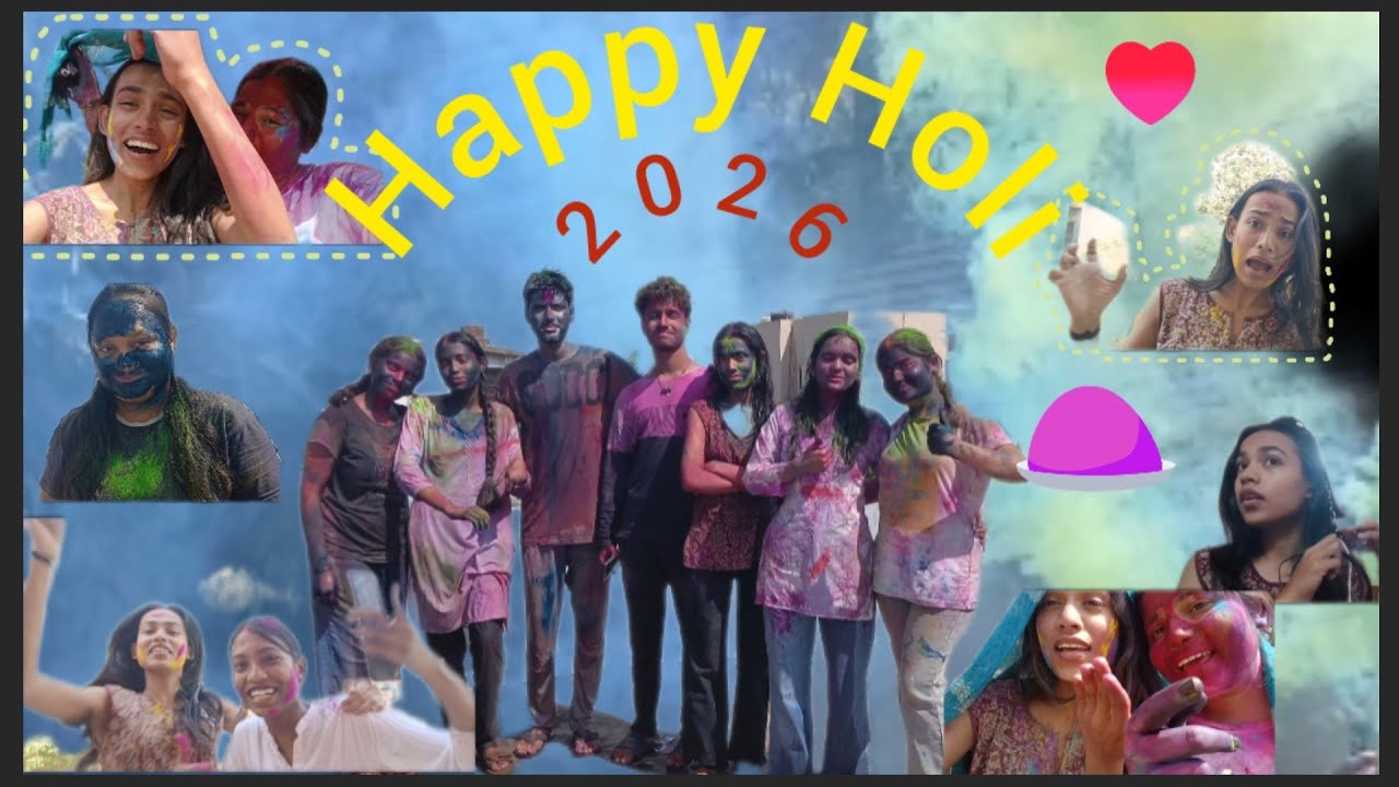 HOLI VLOG 💗|2026|Yanshika Singh| #friends #holi #fun #2026