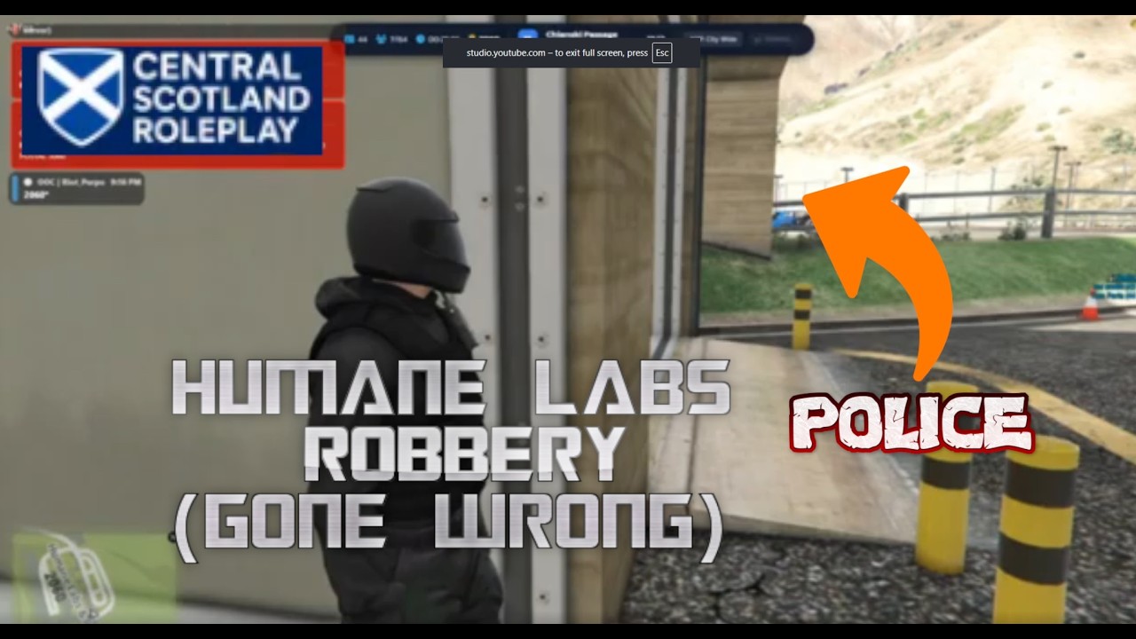 [CSRP] The Humane Labs Robbery Gone Wrong FiveM