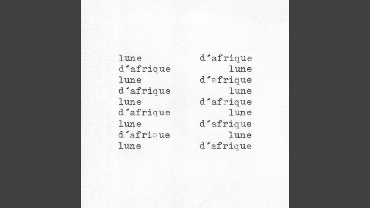 Lune d'Afrique