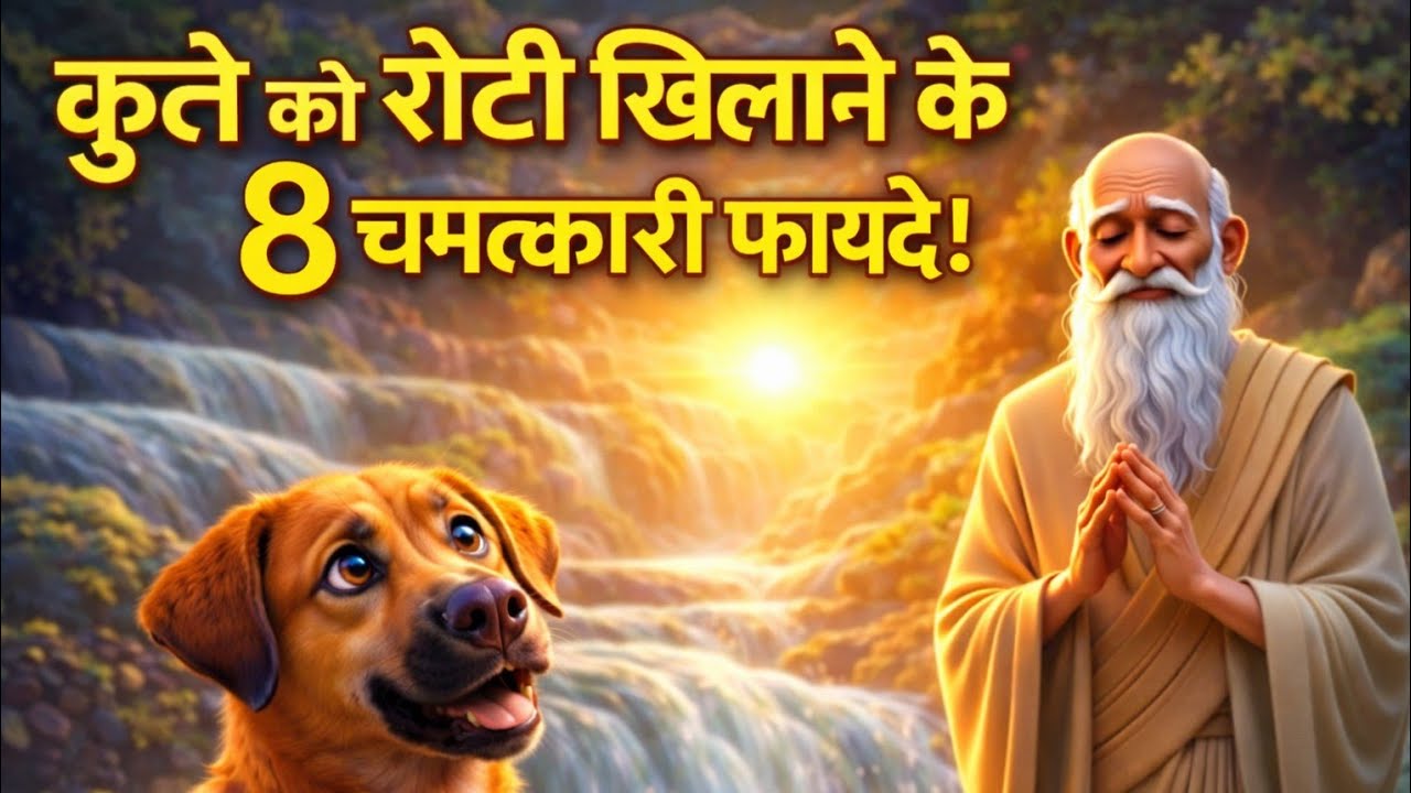 कुत्ते को रोटी खिलाने की कहानी करुणा, जिम्मेदारी और मानवता सिखाती है कि सच्चा धर्म दया से जन्म लेता 