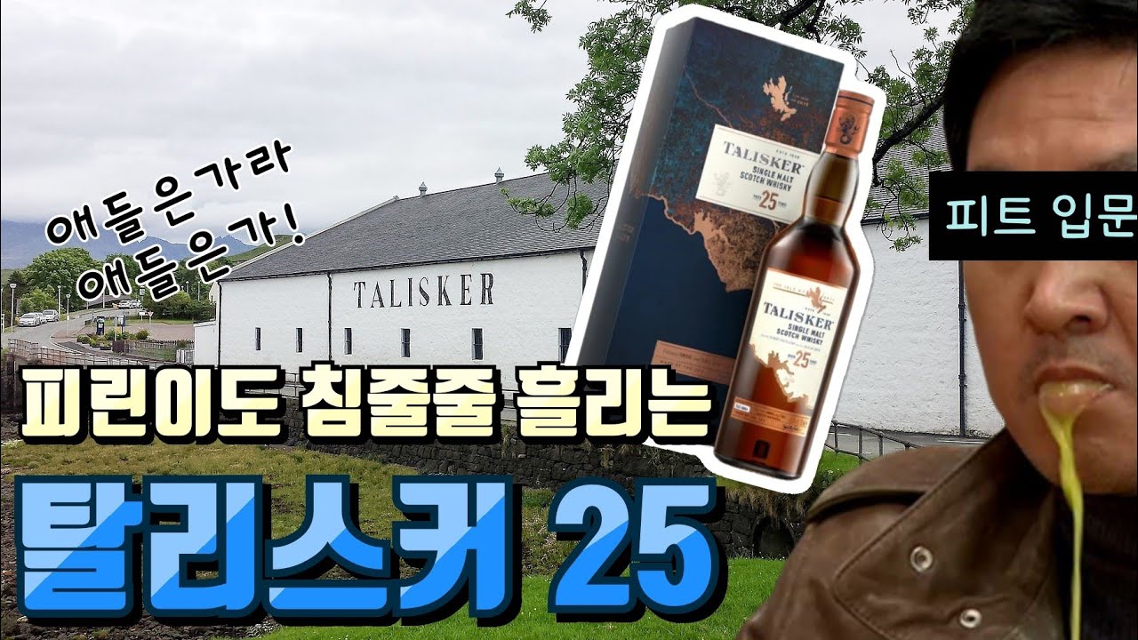 피트혐오자도 맛보면 반함!! 탈리스커 25년 리뷰