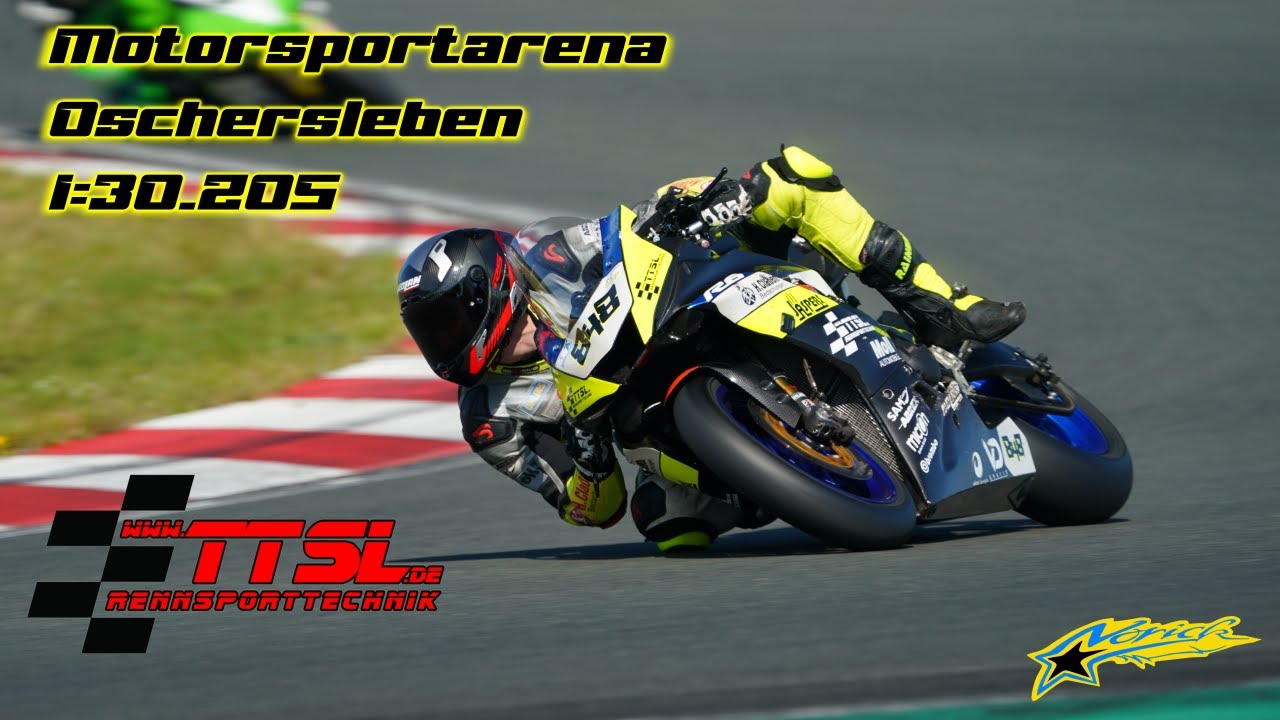 Hotlap Oschersleben | Yamaha R6 | Onboard | Norick Tschauder | 1:30.205