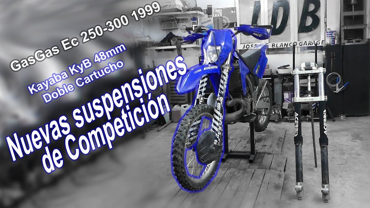 Tutorial. Adaptar horquilla Kayaba KyB en Gas Gas ec 250. Kayaba 48mm fork