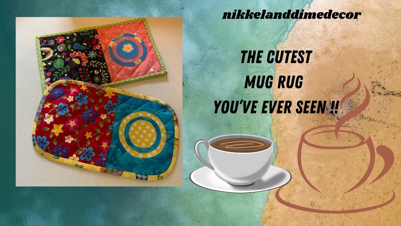 The Cutest Mug Rug You’ve Ever Seen