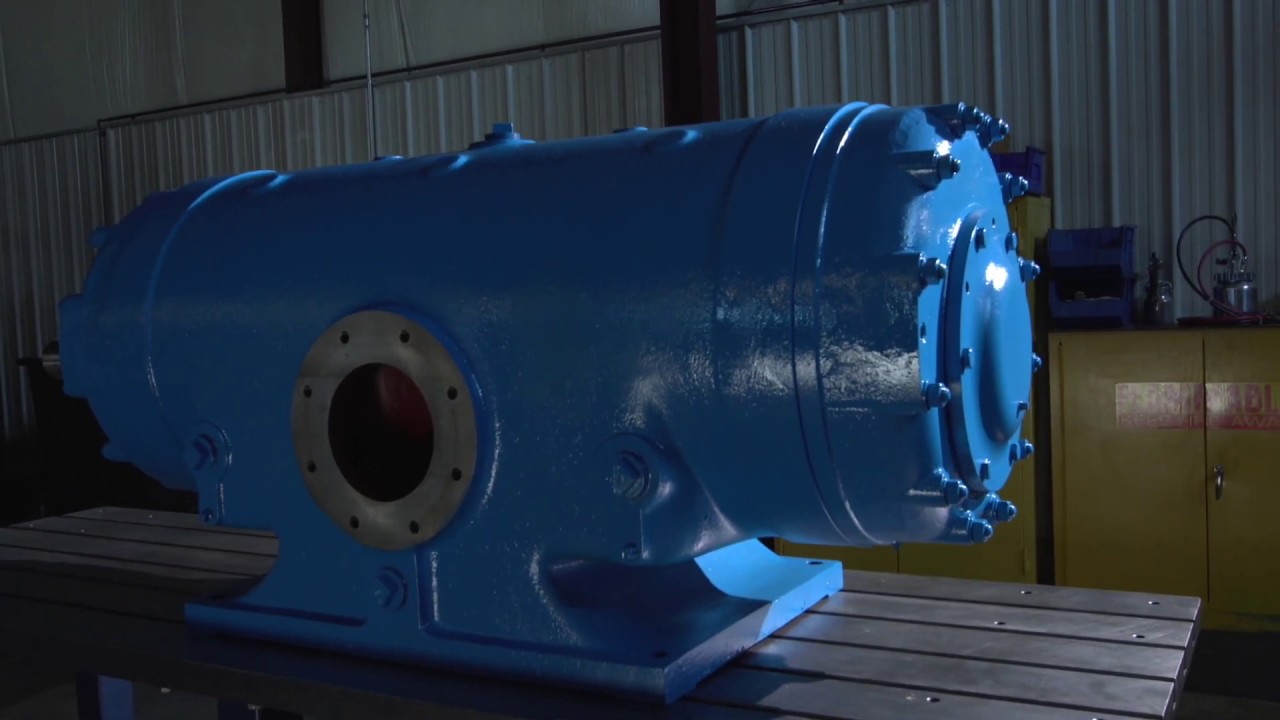 Ro Flo Compressors Maintenance   Rotor Blade Change 2