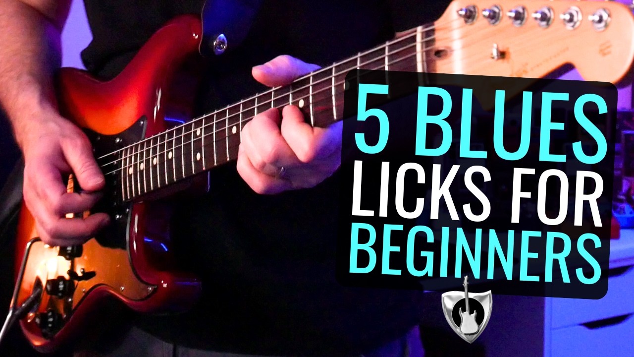5 BLUES Licks Every BEGINNER Should Know  START HERE