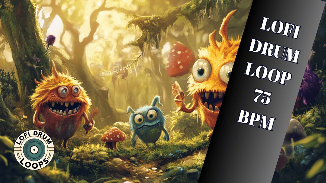75 BPM Lo-Fi Drum Loop &ndash; Gentle Swing for Downtempo Grooves