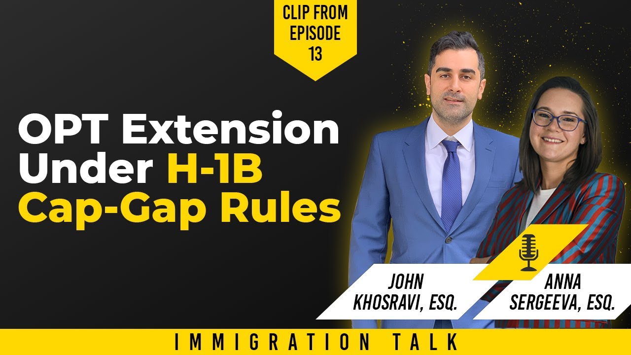 OPT Extension Under H-1B Cap Gap Rules