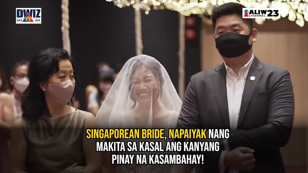 SINGAPOREAN BRIDE, NAPAIYAK NANG MAKITA SA KASAL ANG KANYANG PINAY NA KASAMBAHAY!