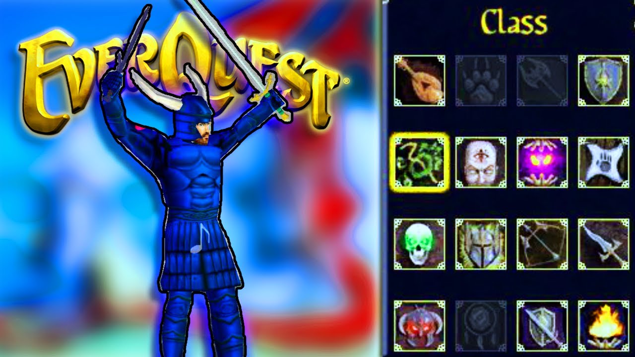Объяснение 16 классов EverQuest...