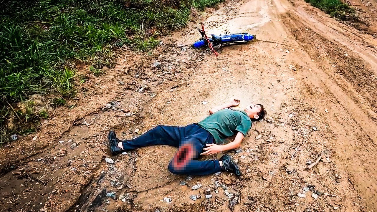O MINI HATER SE AC1DENTOU FEIO COM A MINI MOTO