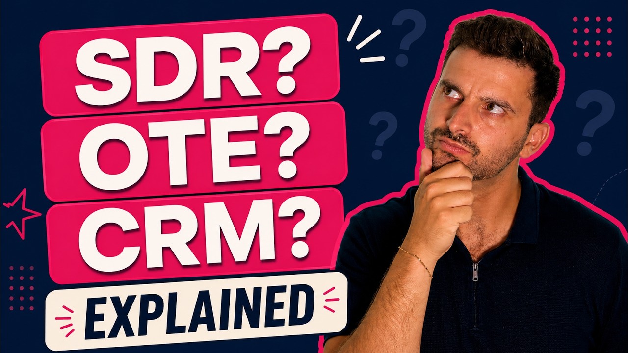 SDR Terms Explained: The Tech Sales Language Every Beginner Needs to Know