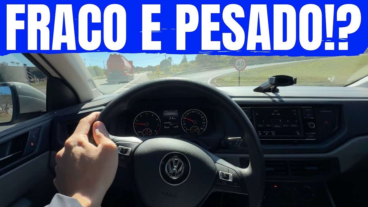TEST DRIVE VOLKWAGEN POLO 1.6 MSI AUTOMÁTICO 2019! ACHEI MUITO BOM PARA DIRIGIR!