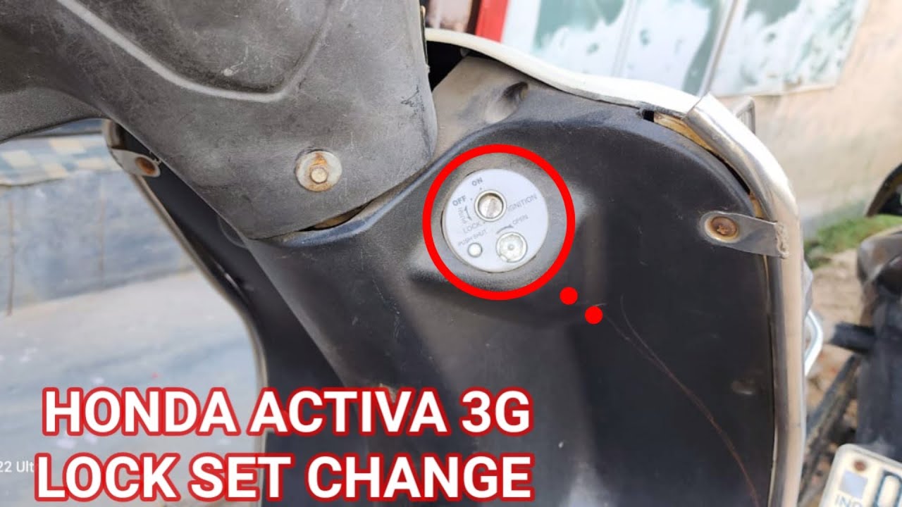 Honda Activa Lock Set Change | Activa ignition lock replace | Activa 4G Lock change | Lock change