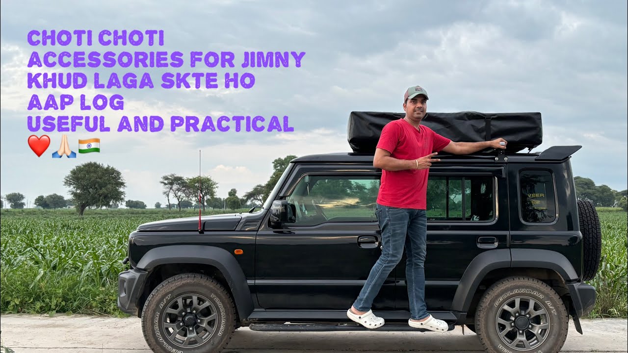 Small, universal, best online accessories for #G.O.A.T #jimny and other cars | u can fix by self🇮🇳❤️