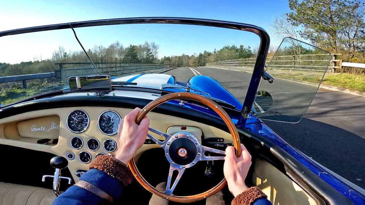 AC Cobra POV Drive - 5.7L Dax Tojeiro Replica Sound & REACTION!