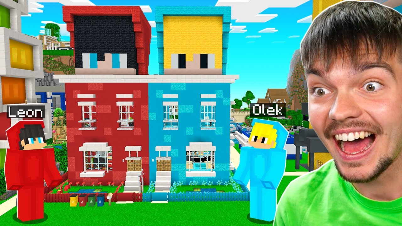 NOWY DOM LEONA i OLKA w Minecraft!