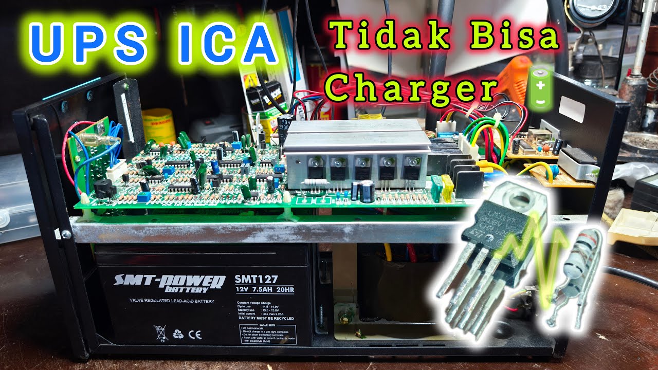 UPS Tidak Bisa Charger Baterai Sampai Rusak #upsc #power #emergency #ica