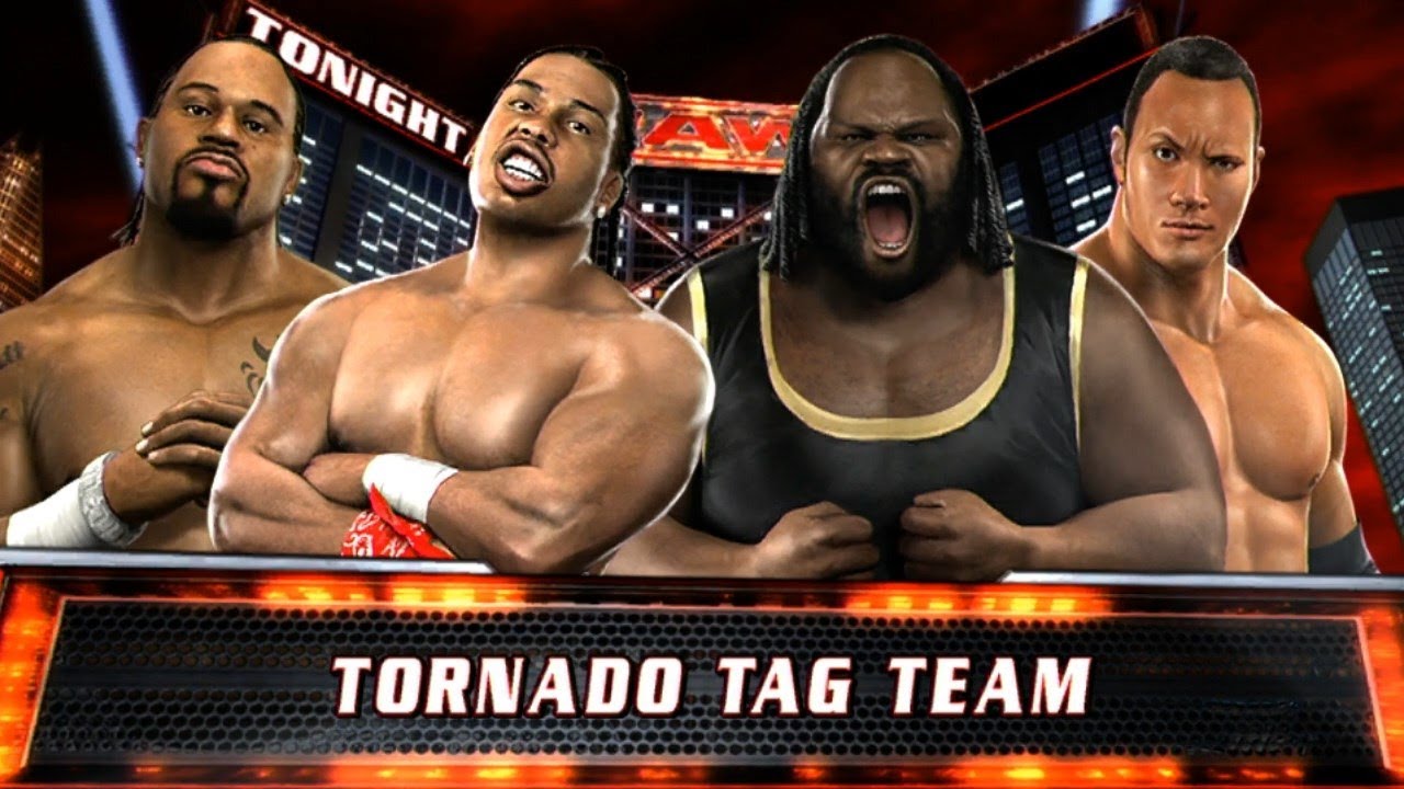 WWE SvR 2010 | Cryme Tyme vs. Mark Henny & The Rock