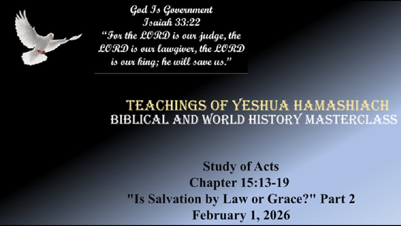 02-01-26 Study of Acts Chapter 15:13-19 