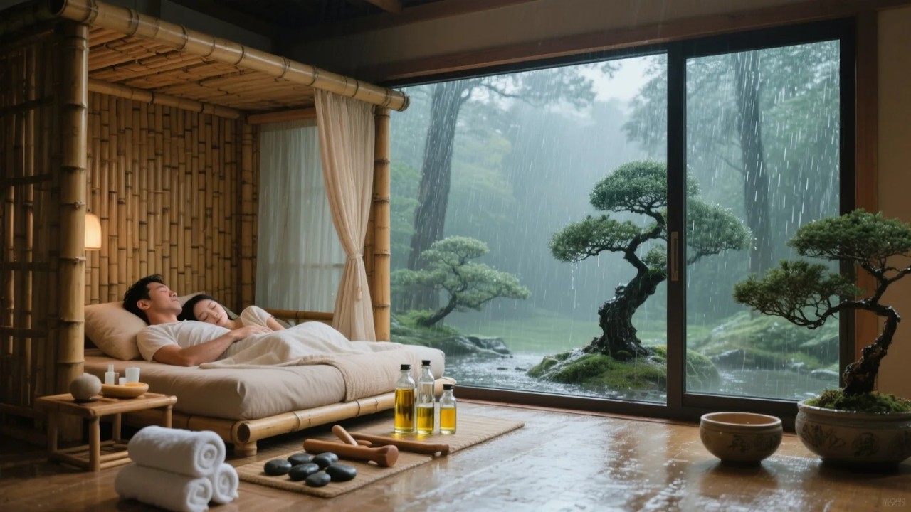 Relaxing Deep Sleep Music: Dreamy Rain Sounds for Healing| Fall Asleep Fast with Soothing Sounds