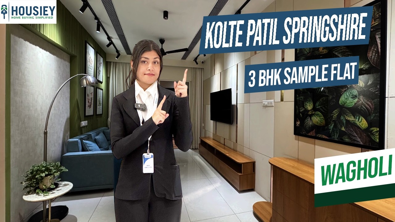 Kolte Patil Springshire Sample Flat | Spacious 3BHK Tour In Wagholi Pune | Price & Review 2026